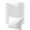 Niagara 12 Pack King Pillow Protectors with Zipper, Soft Quiet