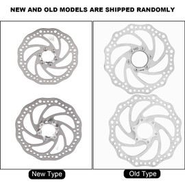 Denash Bicycle Brake Disc, with 6 Corrosion Resistant Bicycle Brake Rotor, for Parts Modification Mountain Bike Replacement