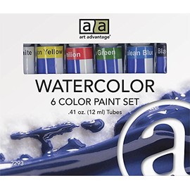 Art Advantage Watercolor Paint Set, 6 Color