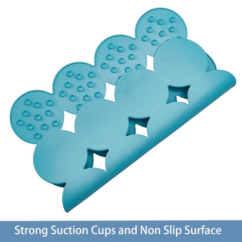 Webos Anti Slip Shower Mat: Natrul Rubber Non Slip Bath