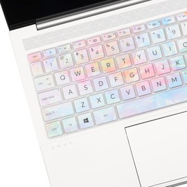 Keyboard Cover for HP Envy x360 15 2-in-1 Fingerprint Reader 15m-EU/ES 15-ep 15-ep0001dx ep0035cl ep0010nr 15m-es0013dx 15m-es1023dx es0023dx 15-es0012ur 15m-eu0013dx 15-eu0097nr-Iridescent