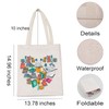 Book Lover Heart Shape Shopping Bag Bookworm Reusable Tote Bag