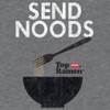 Tee Luv Men's Faded Top Ramen Send Noods T-Shirt -