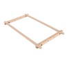Cross Stitch Frame Rectangular Removable Wood Needlework Stretcher Frame Quilting