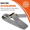 MEKILYN Heavy Duty Strap Filter Wrench for Oil Filter Removal