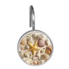Artinhand Coastal Seashells Starfish Shower Curtain Hooks Set of 12