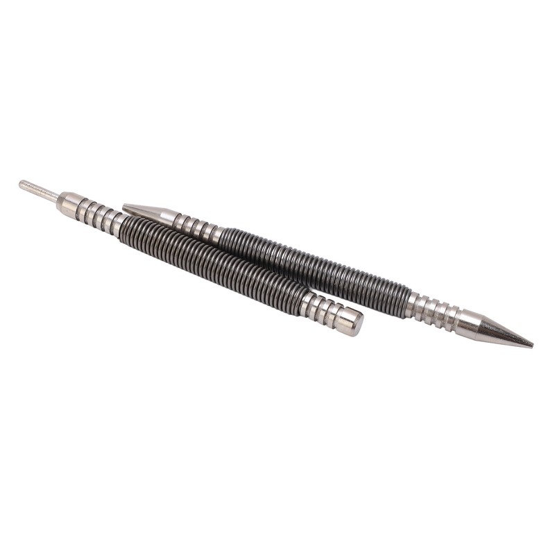 2pcs Hinge Pin Punch Set Spring Loaded Design Carbon Steel
