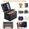 Fireproof Safe Box with Fireproof Zipper, Hard-Shell Fireproof Document Box,