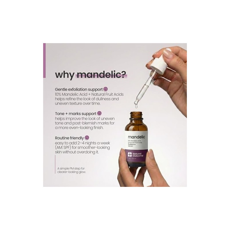 Natural Outcome Mandelic Acid Serum - 30 ml