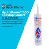 HoldRite HydroFlame 200 Firestop Sealant, 10.3 Ounces, Elastomeric Water Based,