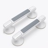 2 Pack Grab Bars for Bathtubs and Showers, Suction Grab