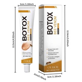 Bee Venom Moisturizing Facial Cream, Hydrating Facial Moisturizer, Nourishing Face Skin Care Products for Women & Girls, Valentine's Day Gift:_Beige_20g