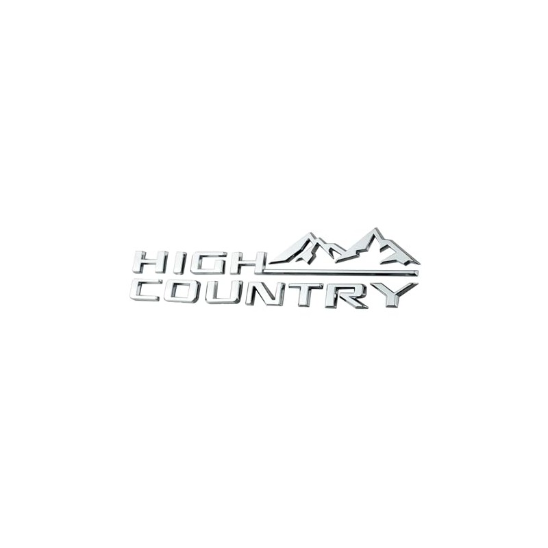 1pc Rear Tailgate High Country Naneplate Emblem 3D Badge Replacement