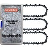 Opuladuo 3PC 6 Inch Chainsaw Chain, Replacement Chain for BLACK+DECKER