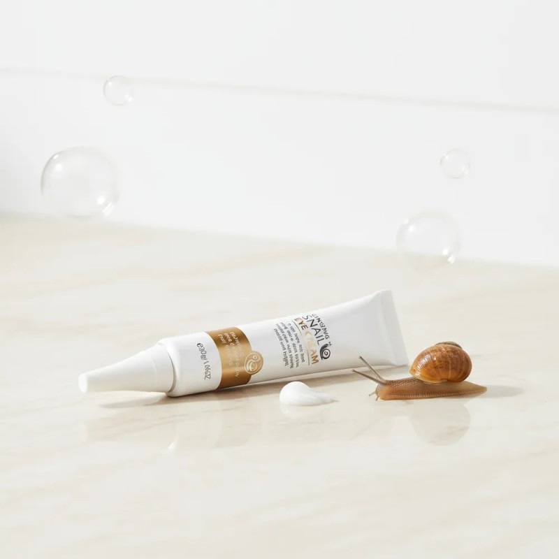 MOPOYAT Crema para Ojos Ginseng y Caracol Nutritiva 30g x2