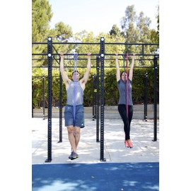 Rubberbanditz Combo Pull Up Assist Bands | Heavy Duty Resistance Exercise Bands for Powerlifting, Mobility, and Stretching | Resistance Bands for Working Out | Combo Pack of 2 (Black and Purple)