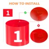 FOOING Golf Game, 9 Hole Yard Game for Adults Outdoor/Indoor,