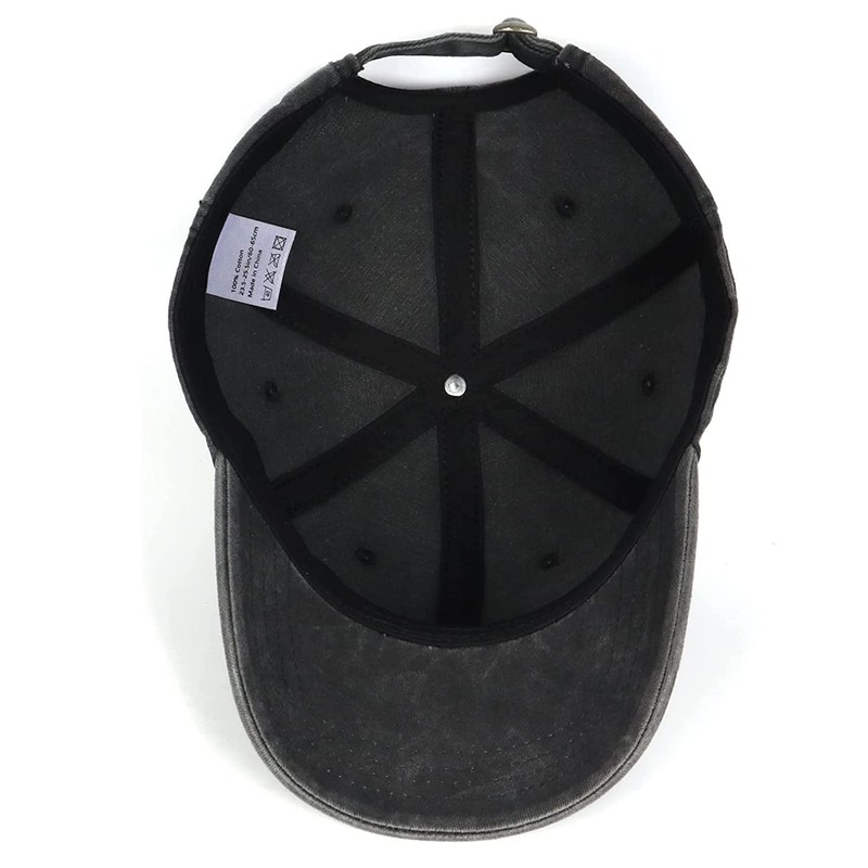 Men's Chef Baseball Cap Embroidered Adjustable Washed Dad Hat Snapback