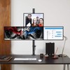 suptek Quad LED LCD Monitor Stand up Desk Mount Extra