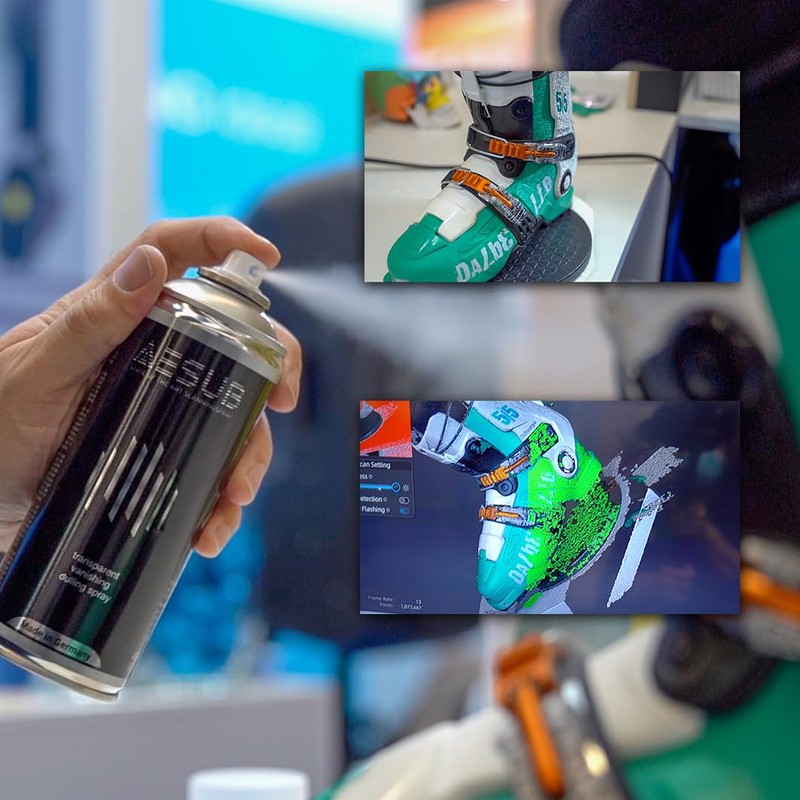 3D Scanning Spray for 3D Scanner - Ideal for Transparent