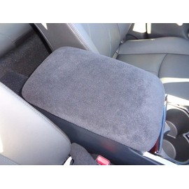 Car Console Covers Plus Made in USA Fleece Center Armrest Console Cover Designed to fit Kia Sedona Models 2016-2017 Dark Gray