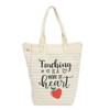 Sparkle and Bash Canvas Tote Bag for Teacher Appreciation Gifts,