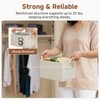 StorageWorks Fabric Storage Bins for Shelves, Storage Baskets for Closet