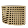 Lampshade Oval Shaped Hollow Metal Carved Compatible E27 E14 Caliber