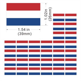 Womaha 30 Sheets Netherlands Flag Temporary Tattoos for Kids Adults Fans Fake Face Tattoo Stickers