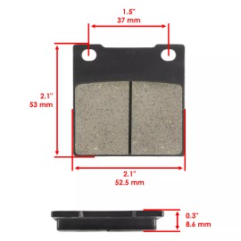 Celox Front Rear Brake Pads for Suzuki GSX1300R Hayabusa 1300 1999 00 01 02 2003-2007