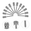 TOVINANNA 20pcs 2.35mm Metal Nail Drill Bits Fine Grit Sanding
