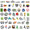 Vesaneae 50 PCS Soccer Stickers, Vinyl Waterproof Stickers, Sports Style
