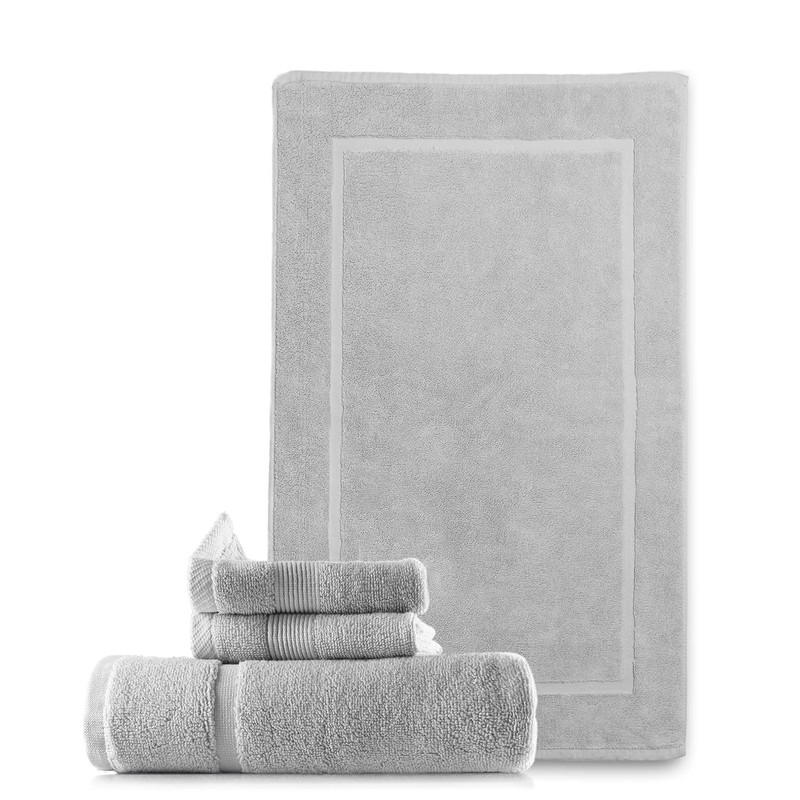 Hearth & Harbor Bath Mat Towels - 100% Ring Spun