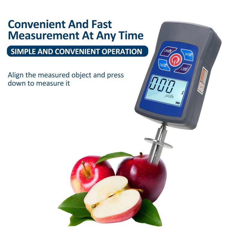 Digital Fruit Hardness Tester Digital Display Mini Fruit Durometer with