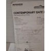 Nationwide Industries Contemporary Gate Latch w 9" Handle Black Finish