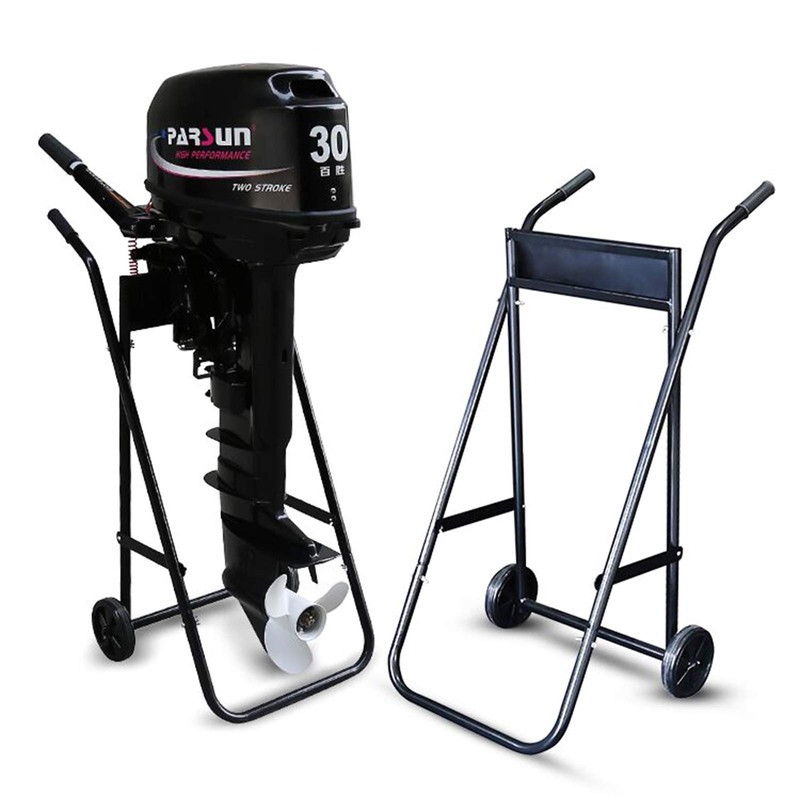 Outboard Boat Engine Trolley Outboard Motor Foldable Bracket Stand 70KG