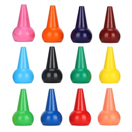 QANYEGN Finger Paint Crayons, 12 Colors, Palm Grip, Washable