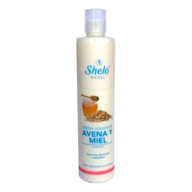 Crema Liquida De Avena Y Miel Shelo Nabel® 530ml. 3 Piezas