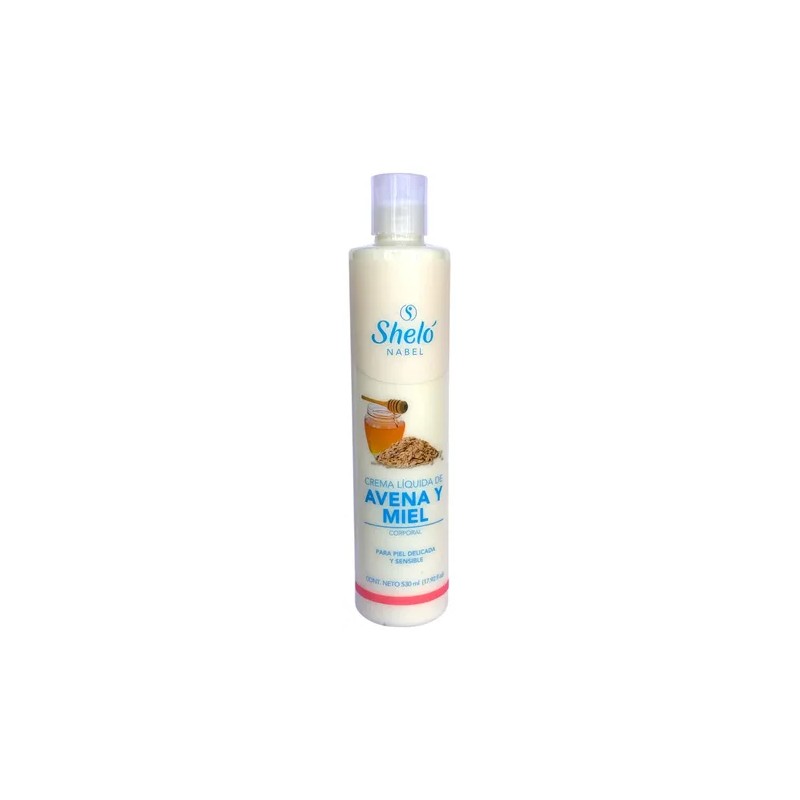 Crema Liquida De Avena Y Miel Shelo Nabel® 530ml. 3