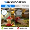 Large S Hooks Heavy Duty Double Latch Hanging Hooks for