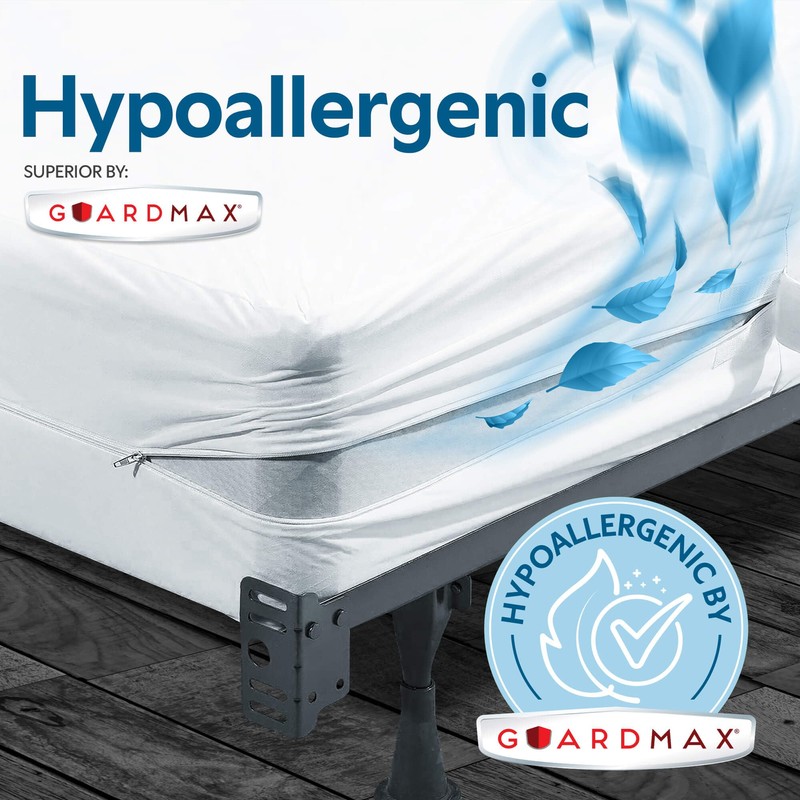 Guardmax Premium Box Spring Cover - Full XL Size Waterproof