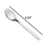 Fiazony Cucharas de postre de acero inoxidable de 12 piezas