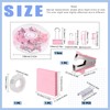 Glarks 1008pcs Pink Office Supplies Kit Desk Accessories Include Stapler,