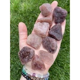 Raw Red Aventurine Crystal, Natural Red Aventurine from South Africa - 1" to 1.5"