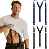 2 Pcs Hidden Suspenders for Men Hiking Undergarment Suspenders for