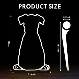 Dog Wiper Sticker for Rear Window, Dog Stickers for Car Rear Wiper Puppy Waving Tail Rear Wiper Sticker for Cars Decoration