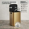 SYNCVIBE Kitchen Trash Can with Lid Soft Close,16 Gallon /