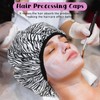JJUNW Pack of 2 Deep Conditioning Hair Cap, Reusable Double