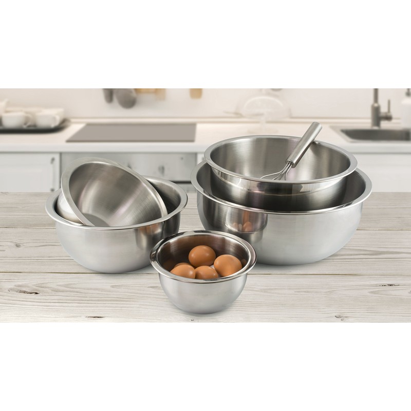 HIC Brands that Cook The Essentials 8-Quart Stainless Steel Mixing