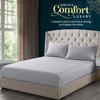 Sunshine Comforts Microfiber Fitted Sheets Super King Size Breathable, Anti